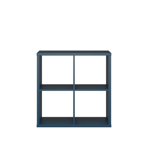 Regal >MAURO< in Nachtblau - 72,7x72,8x32,9cm (BxHxT)