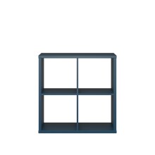 Regal >MAURO< in Nachtblau - 72,7x72,8x32,9cm (BxHxT)