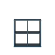 Regal >MAURO< in Nachtblau - 72,7x72,8x32,9cm (BxHxT)