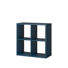 Regal >MAURO< in Nachtblau - 72,7x72,8x32,9cm (BxHxT)