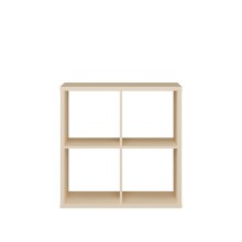 Regal >MAURO< in Buttergelb - 72,7x72,8x32,9cm (BxHxT)