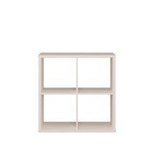 Regal >MAURO< in sandfarbig - 72,7x72,8x32,9cm (BxHxT)