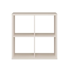 Regal >MAURO< in sandfarbig - 72,7x72,8x32,9cm (BxHxT)