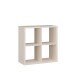 Regal >MAURO< in sandfarbig - 72,7x72,8x32,9cm (BxHxT)