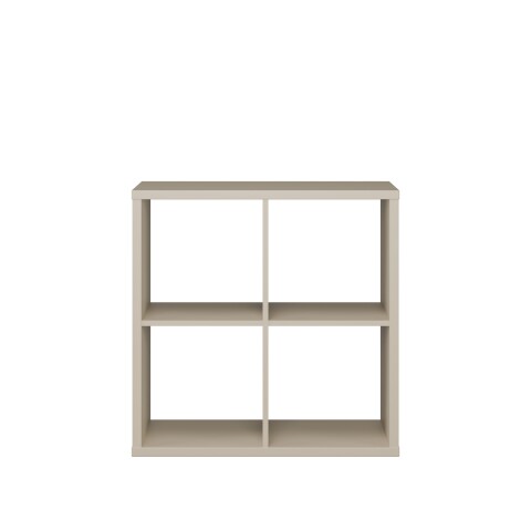 Regal >MAURO< in Taupe - 72,7x72,8x32,9cm (BxHxT)
