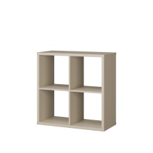 Regal >MAURO< in Taupe - 72,7x72,8x32,9cm (BxHxT)