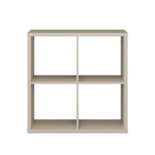Regal >MAURO< in Taupe - 72,7x72,8x32,9cm (BxHxT)