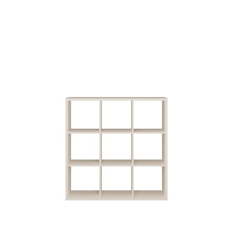 Regal >MAURO< in sandfarben - 107,2x107,3x32,9cm (BxHxT)