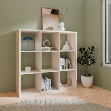 Regal >MAURO< in sandfarben - 107,2x107,3x32,9cm...