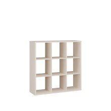 Regal >MAURO< in sandfarben - 107,2x107,3x32,9cm (BxHxT)