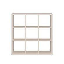 Regal >MAURO< in sandfarben - 107,2x107,3x32,9cm (BxHxT)