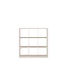 Regal >MAURO< in sandfarben - 107,2x107,3x32,9cm...