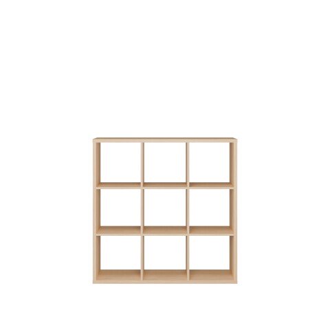 Regal >MAURO< in Eiche Dekor - 107,2x107,3x32,9cm (BxHxT)