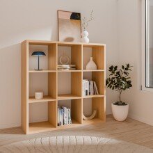 Regal >MAURO< in Eiche Dekor - 107,2x107,3x32,9cm...