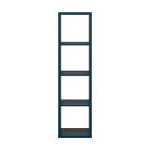 Regal >MAURO< in Nachtblau - 38,2x141,8x32,9cm (BxHxT)