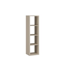 Regal >MAURO< in Taupe - 38,2x141,8x32,9cm (BxHxT)