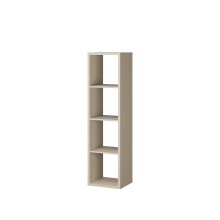 Regal >MAURO< in Taupe - 38,2x141,8x32,9cm (BxHxT)