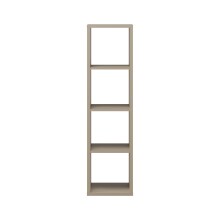Regal >MAURO< in Taupe - 38,2x141,8x32,9cm (BxHxT)