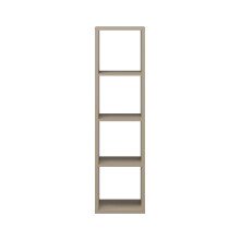 Regal >MAURO< in Taupe - 38,2x141,8x32,9cm (BxHxT)