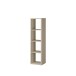 Regal >MAURO< in Taupe - 38,2x141,8x32,9cm (BxHxT)