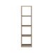 Regal >MAURO< in Taupe - 38,2x141,8x32,9cm (BxHxT)