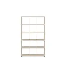 Regal >MAURO< in sandfarbig - 107,2x176,3x32,9cm...