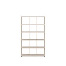 Regal >MAURO< in sandfarbig - 107,2x176,3x32,9cm...