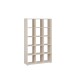 Regal >MAURO< in sandfarbig - 107,2x176,3x32,9cm (BxHxT)