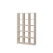 Regal >MAURO< in sandfarbig - 107,2x176,3x32,9cm (BxHxT)