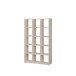 Regal >MAURO< in sandfarbig - 107,2x176,3x32,9cm (BxHxT)