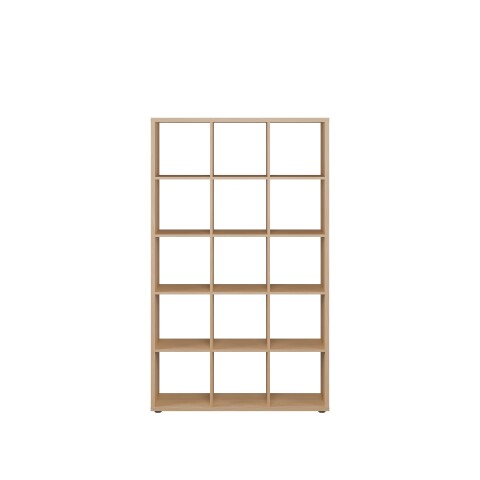 Regal >MAURO< in Elegancia Eiche Dekor - 107,2x176,3x32,9cm (BxHxT)