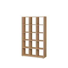 Regal >MAURO< in Elegancia Eiche Dekor - 107,2x176,3x32,9cm (BxHxT)