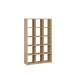 Regal >MAURO< in Elegancia Eiche Dekor - 107,2x176,3x32,9cm (BxHxT)