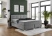 Boxspringbett >Traumruhe< inkl. 7 Zonen TTFK Matratze & Topper - 180x200 cm seidensilber