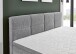 Boxspringbett >Traumruhe< inkl. 7 Zonen TTFK Matratze & Topper - 180x200 cm seidensilber
