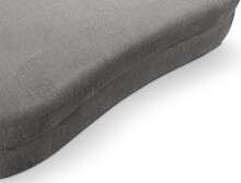 Schlafsofa >Diana< in grau, Strukturstoff - 231x93x108cm (BxHxT)