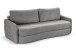 Schlafsofa >Diana< in grau, Strukturstoff - 231x93x108cm (BxHxT)