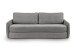 Schlafsofa >Diana< in grau, Strukturstoff - 231x93x108cm (BxHxT)