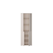 Stauraumschrank >ALICE SPRINGS< in Sandfarben - 74,5x214,3x34,9cm (BxHxT)