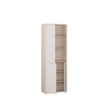 Stauraumschrank >ALICE SPRINGS< in Sandfarben - 74,5x214,3x34,9cm (BxHxT)