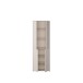 Stauraumschrank >ALICE SPRINGS< in Sandfarben - 74,5x214,3x34,9cm (BxHxT)