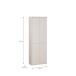 Stauraumschrank >ALICE SPRINGS< in Sandfarben - 74,5x214,3x34,9cm (BxHxT)
