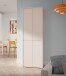 Stauraumschrank >ALICE SPRINGS< in Sandfarben - 74,5x214,3x34,9cm (BxHxT)