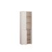 Stauraumschrank >ALICE SPRINGS< in Sandfarben - 74,5x214,3x34,9cm (BxHxT)