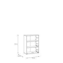 Regal >ALICE SPRINGS< in Sand - 74,5x99,1x34,9cm (BxHxT)