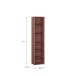 Regal >ALICE SPRINGS< in Terrakotta - 49,8x214,3x34,9cm (BxHxT)
