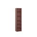 Regal >ALICE SPRINGS< in Terrakotta - 49,8x214,3x34,9cm (BxHxT)