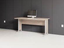 Schreibtisch >Clermont< in Eiche Sonoma Dekor - 150x73x70 (BxHxT)
