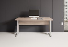 Schreibtisch >Clermont< in Eiche Sonoma Dekor - 150x73x70 (BxHxT)