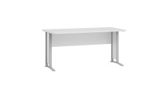 Schreibtisch >Clermont< in weiss Dekor - 150x73x70...